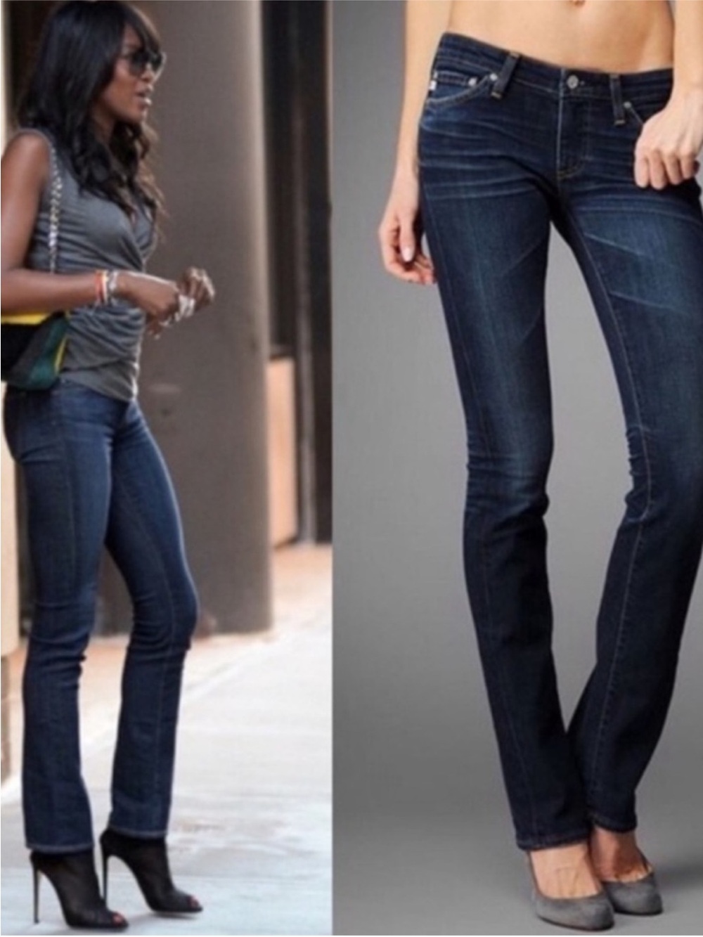 AG Adriano Goldschmied Jeans Size 24 Ballad Slim Bootcut Denim